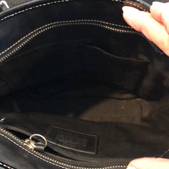 Coach Black Leather Bag - Picture 9 of 10